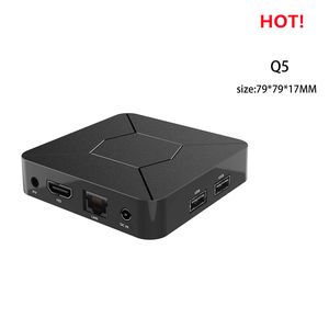 Q5 Android10.0 TV Box Allwinner H313 BT5.0 4K HD 2.4G/5G Dual WiFi Smart Set Top Box Media Player 2GB 8GB