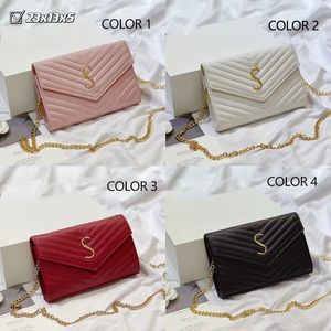 Borse a tracolla a tracolla da donna rosa sugao firmate Portafogli pochette di lusso borse catena moda d borsa di lusso borsa shopping borsa CHAOKA-0804-45 12 colori scegli