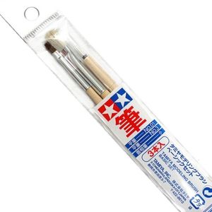 Mode Accessories Tamiya 87066 Modeling Brush Basic Set 3Pcs/Set Model Painting Brush Accessory DIY Tools 230803