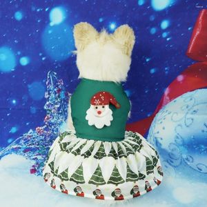 Abbigliamento per cani Lavabile in lavatrice Abito per animali domestici Abiti natalizi festivi Disegni affascinanti per cani Si distinguono Pos Facile da indossare Pulito