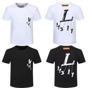 Camisetas masculinas femininas de grife estampadas camisetas masculinas de algodão de alta qualidade camisetas casuais de manga curta de luxo hip hop streetwear camisetas M-3XL