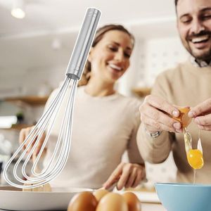 Table Mats Multifunctional Spatula Whisk Manual Steel Gadgets Tools Stainless Kitchen Home Egg And Flour R4c5