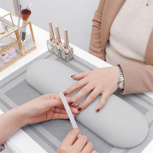 Hand Rests Gray PU Leather Nail Hand Pillow Set Arm Rest Stand Nail Hand Rest Pillow Nail Stand Manicure Tool Nail Arm Rest Cushion 4# 230804