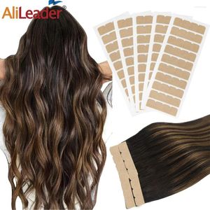 Scarves Alileader 5 Sheets 60Pcs Hair Tape Adhesive Glue Extension Double Side Waterproof For Lace Wig Tools