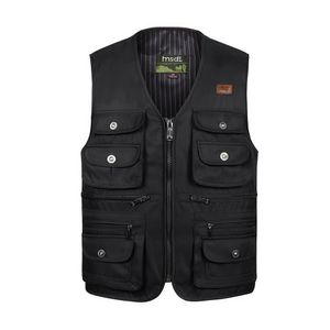 Gilet da uomo Uomo Large Size XL-4XL Gilet casual da moto Maschile Gilet tattico multitasche Moda Gilet Masculino di alta qualità Gilet 230803