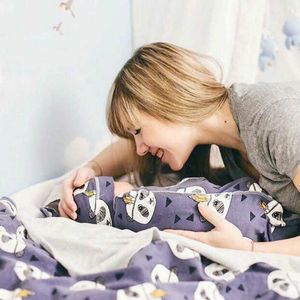 Sovsäckar nyfödda baby swaddle wrap parisarc bomull mjuka spädbarnsprodukter filt