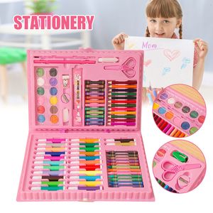Markers 86/150Pcs/Set Drawing Tool Kit with Box Painting Brush Art Marker Water Color Children Kids Boys Girls Drawing Tool Kit SP99 230803
