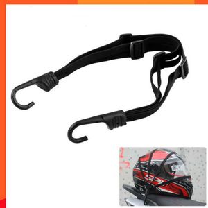 Novo 60cm tiras de capacete da motocicleta acessórios da motocicleta ganchos bagagem retrátil corda elástica cinta fixa motos capacete bagagem net