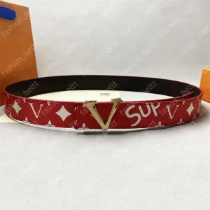 Mens Designer Belts For Women Luxurys Belt Fashion äkta läderbälten Guld Silver Red Belts Midjeband Cintura Ceintures Girdle 23843D