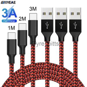 Carregadores/Cabos 1M 2M 3M 3A Carregamento Rápido USB Tipo-C Cabo de Carregador Para Xiaomi Redmi Note 8 7 K30 Pro 8T 8A Mi Max 3 Mi9 1 2 3 Metros Carregamento Rápido x0804