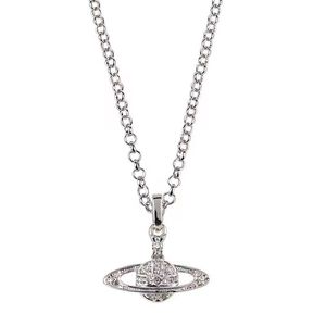 Подвесное ожерелье горячее дизайн новый бренд Сатурн Ожерелье для женщин из нержавеющей стали