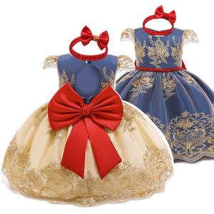 Girl Dresses Girl's 2023 Born Baby 1 Years Birthday Party Christening Dress Girls Infant Summer Clothes Tutu Princess