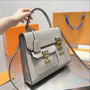 Designer Women Briefcase Crossbody Tote Bag France Luxury Brand Leather Bussiness Shoulder Bags Lady Cross Body Strap Attache Case Office HandbagS