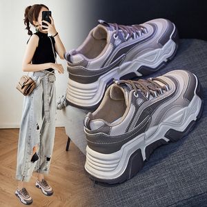 Moda feminina tênis primavera outono novo tênis de corrida ao ar livre antiderrapante resistente ao desgaste sapatos casuais plataforma tênis tênis