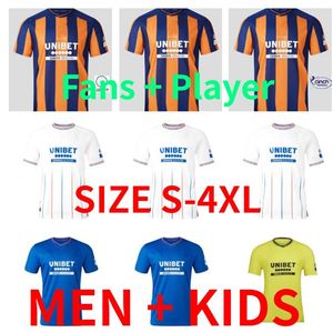 23 24 Rangers Soccer Jerseys 2023 2024 Home Glasgow Colak Roofe Lundstram Hagi Barker Morelos Tavernier Kent Tiltman