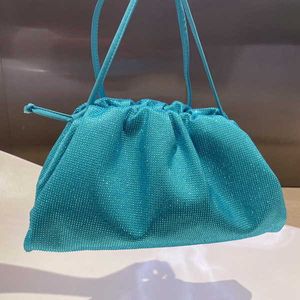 Abottegas Tote Bag Vneta Jodie Mini Mini Teen Intercciato Designer Crystal Inlaid Cloud Bag Одно плеч