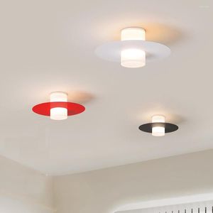 Ceiling Lights LED Lamp 8W Aisle Entrance Porch Corridor Living Room Bedroom Wrought Iron Acrylic Modern Minimalist