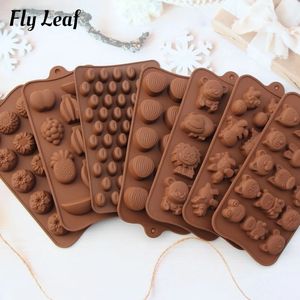 Formy do pieczenia Sprzedawanie czekoladowej silikonowej formy spożywczej DIY Silikon Kwiat Cake