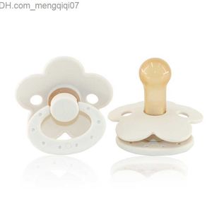 Pacifier Holders Clips# 2022 High quality and best-selling baby silicone pacifiers Wholesale baby pacifier accessories Ivory circular soft dummy baby toys Z230804