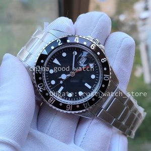 10 Estilo Mens Super Watch Factory Antique Edition 2813 Vintage Automatic Movement Crystal Classic Clasp Black Aluminium Bezel Luminous Antique Wristpatches