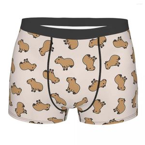 Mutande Cute Lovely Capybara Animal Homme Mutandine Intimo maschile Stampa Pantaloncini Boxer