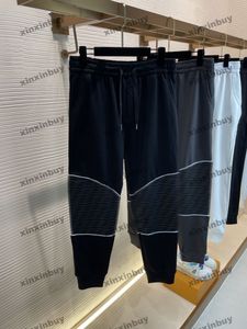 Xinxinbuy Men Women Designer Pant Paneled Letter Brodery Jacquard Roma Set Spring Summer Casual Pants Khaki Grey Black XS-XL
