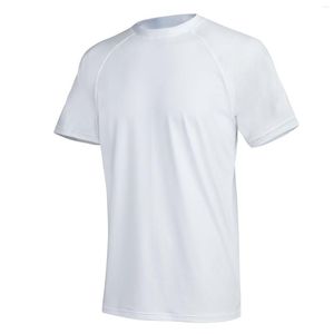 T-shirt da uomo in cotone a maniche lunghe, tunica estiva, moda, tinta unita, set da surf corto, confezione da uomo con scollo a V