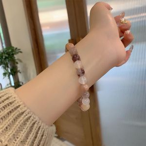 Strand Makersland Minimalistyczna bransoletka z koralikami Kamień Naturalny Vintage Biżuteria Prezenty dla kobiet Bracelets Bracelets Mężczyznę Kobiet biżuteria