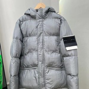 Designers Winter Reflective Down Cotton Metal Nylon Waterproof and Warm Jacket Thicked Mens Jackets rockar Down Stone