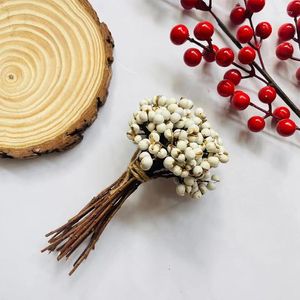 Decorative Flowers 20g Natural Dried Weddinng Arrangement Decorations Real Mini Fruit Small Flower Bouquet White Fruits For Home Room Table