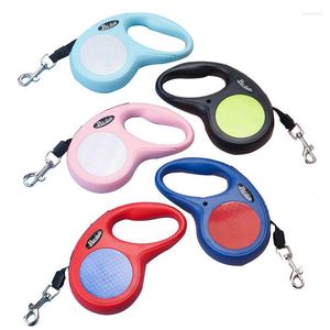 Dog Collars 3M 5M Fashion Pet Leash For Medium Dogs Durable Nylon Retractable Rope Small Walking Automatic Extending