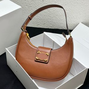 TRIOMPHE AVA Cases borsa da ascellare da donna borsa a fiori bianchi Pochette da borsa classica di design di lusso Vera pelle Spallacci regolabili Borse a tracolla