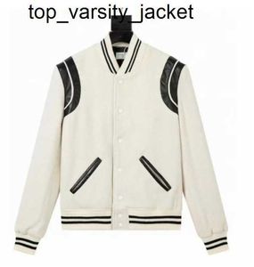 Ny 23SS Autumn Jacket Designer Thin Coat Uniform Stitching Hooded Par Fashion Brand Classic Retro Baseball Pure Color Casual Mens Jacket