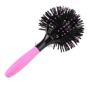 Hair Brushes 3D Round Hair Brushes Comb Salon Make Up 360 Degree Ball Styling Tools Magic Detangling Hairbrush Heat Resistant Hair Comb x0804
