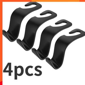 New 4Pcs Universal Auto Seat Headrest Hook Storage Hanger Car Vehicle Back Seat Organizer Holder Car Interior Accessories