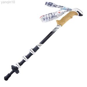 Trekking Poles Outdoor Sports Hiking Poles Carbon Fiber Portable Ultra-light Travel Hiking Poles Mountaineering Adventure Hiking Poles HKD230804