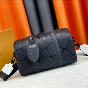 Designer väska män kvinnor stad keepall axel väska handväska läder rese tot crossbody väska 27 cm totes