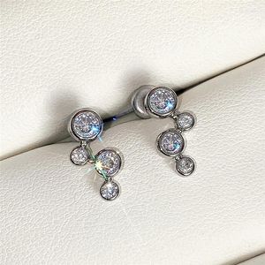 Studörhängen caoshi fashionabla dam med delikat design bländande zirkoniumtillbehör för bröllop estetiska smycken