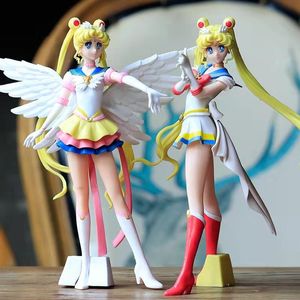 アニメのキャラクターアクション図形の人形モデルミニッツメイドウォリアーミズホアイスムーンヘアバイナリビューティーオーナメントファンコレクションOPPバッグ23cm upsに適しています