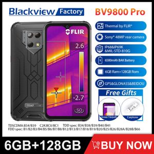 Blackview BV9800 Pro Thermal imaging Smartphone 6GB 128GB Helio P70 Octa Core 6580mAh 48MP Walkie Talkie Global 4G Mobile Phone