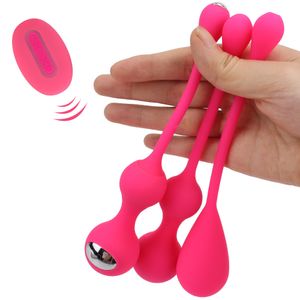 OvosBullets OLO Vaginal Shrinking Balls Pussy Massage Aperte Exercício Kegel Treinador Muscular Piso Pélvico Brinquedos Sexuais para Mulheres 10 Velocidades 230804