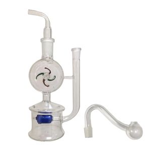 Yel değirmeni su yağı brülör bubbler perc el fahişe bong borular kabarcık geri dönüşüm filtresi küçük Bubblers