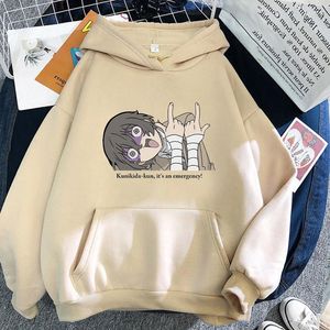 Męskie bluzy bungo bungo bey psy chuuya nakahara anime nadruk bluzy mężczyźni kobiety moda bluza pullover unisex ponadwymiarowa bluza z kapturem