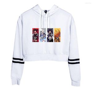 Мужские толстовки R W B y Merch 2d Print Umbilic Sweater Женщины Sexy K-Pops Harajuku