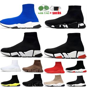 Mens 2023 Çorap Tasarımcı Ayakkabıları Paris Womens 1.0 2.0 Nefes Alabilir Siyah Beyaz Üçlü Siyah Gra Siyah Beyaz Sporlar EUR 36-45 Spor Boot Jogging Trainers Outdoor29815376