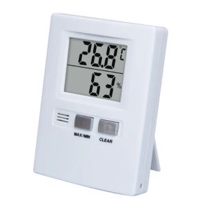 Visor digital LCD temperatura, umidade, termômetro e higrômetro JL177