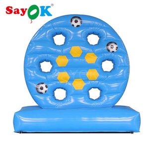 3 meter (10 foot) PVC inflatable football game football/football shooting game children/adult football target