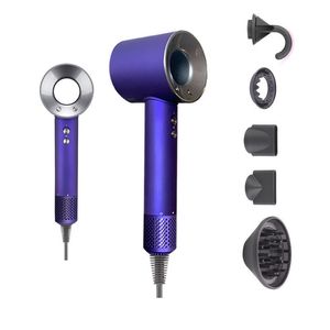 Hair Dryers Negative Supersonic Ionic Professional Salon Blow Powerful Travel Homeuse Cold Wind Hammer Blower Electric Temperature Care Blowdryer super sonic