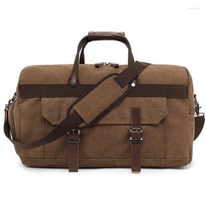 Duffel Çantalar Chikage Büyük kapasiteli Crossbody Seyahat Çantası Şık Nesli Dış Mekan Taşınabilir Çanta Çok Fonksiyonlu Tuval