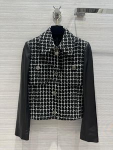 2022 donne vintage designer giacca blazer in tweed cappotto femminile milano pista abito firmato causale top a maniche lunghe abbigliamento vestito a56